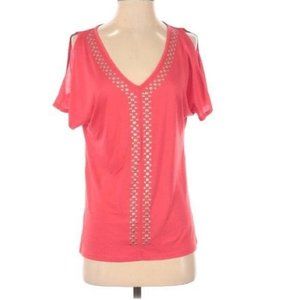 Miss Tina by Tina Knowles Short Sleeve Top Small